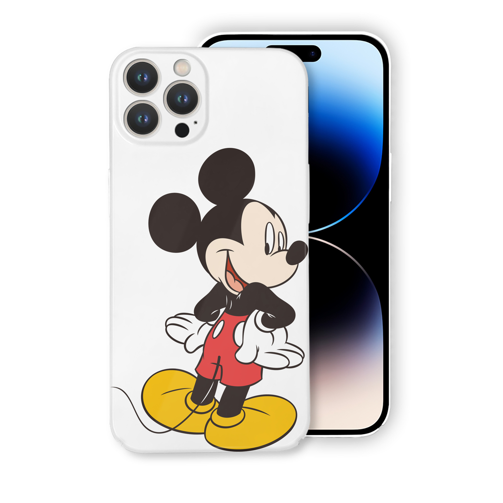 （画像用） ミッキーマウス Mickey Mouse 【iPhone 14シリーズ対応】ハードケース